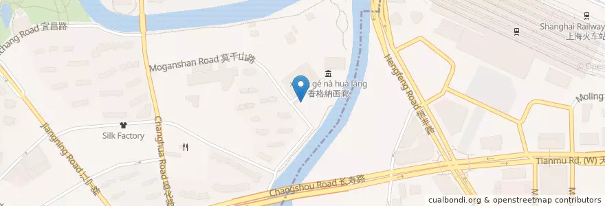 Mapa de ubicacion de We Bar en 中国, 上海市, 静安区.