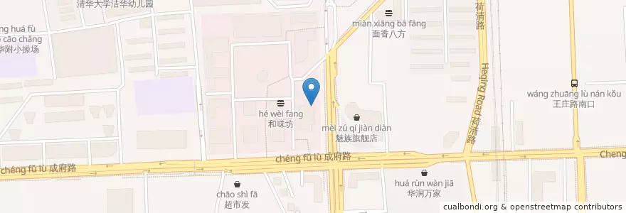 Mapa de ubicacion de HSBC en 中国, 北京市, 河北省, 海淀区.