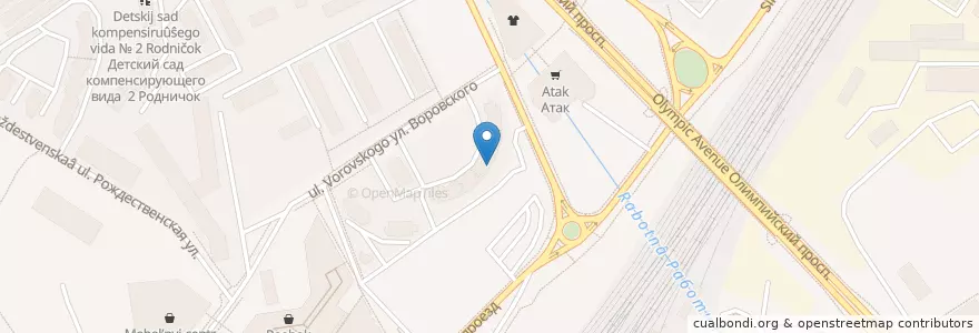 Mapa de ubicacion de ВТБ en Rusia, Центральный Федеральный Округ, Московская Область, Городской Округ Мытищи.