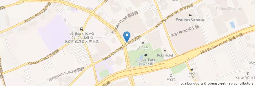 Mapa de ubicacion de 留夫鸭 en چین, شانگهای.