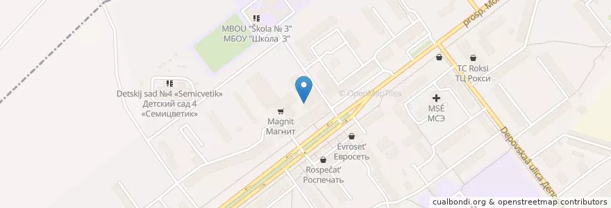 Mapa de ubicacion de Ретро en Rússia, Distrito Federal Central, Рязанская Область, Городской Округ Сасово, Сасовский Район.