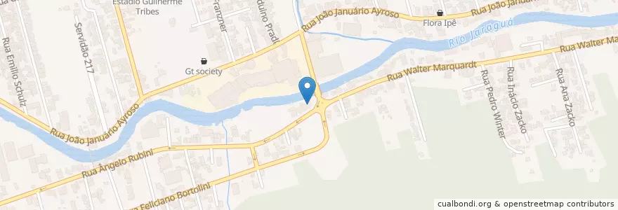 Mapa de ubicacion de Autoescola Vila Nova en Бразилия, Южный Регион, Санта-Катарина, Região Geográfica Intermediária De Joinville, Microrregião De Joinville, Jaraguá Do Sul.