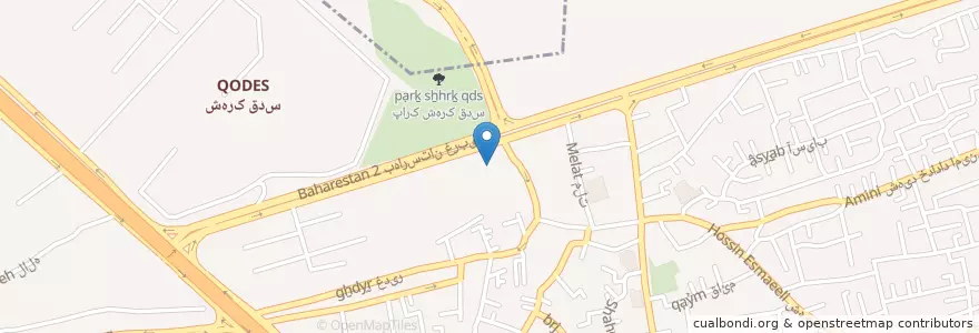 Mapa de ubicacion de پمپ بنزین en イラン, エスファハーン, شهرستان اصفهان, بخش مرکزی شهرستان اصفهان, اصفهان.