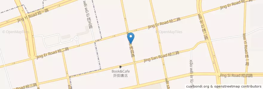 Mapa de ubicacion de 排骨米饭 en China, Shandong, 济南市, 市中区, 大观园街道.