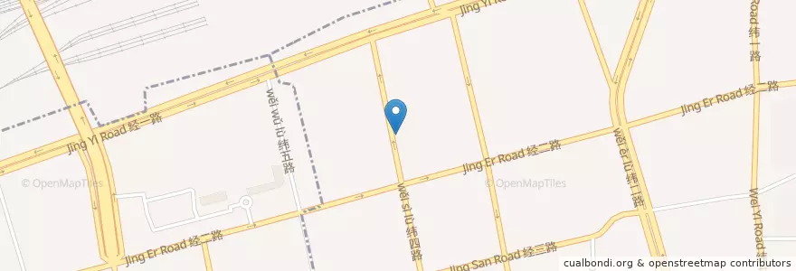 Mapa de ubicacion de 顺达私房菜 en 중국, 산둥성, 济南市, 天桥区, 市中区, 大观园街道.