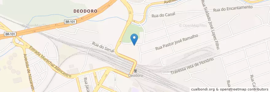 Mapa de ubicacion de Assembleia de Deus em Deodoro en Brasile, Regione Sudest, Rio De Janeiro, Região Metropolitana Do Rio De Janeiro, Região Geográfica Imediata Do Rio De Janeiro, Região Geográfica Intermediária Do Rio De Janeiro, Rio De Janeiro.