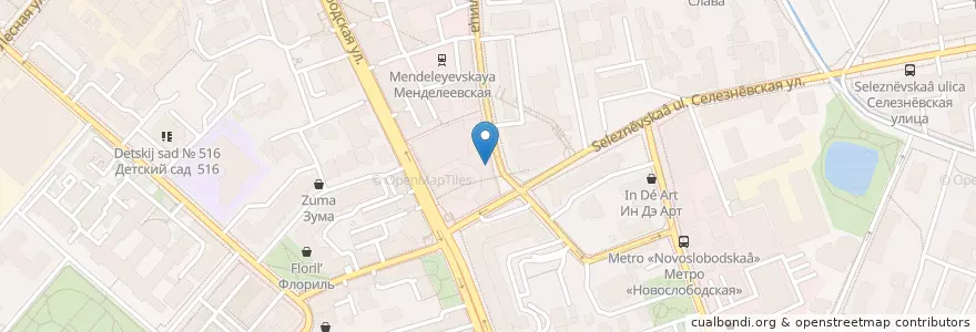 Mapa de ubicacion de Му-Му en Россия, Центральный Федеральный Округ, Москва, Центральный Административный Округ, Тверской Район.