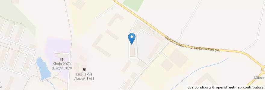 Mapa de ubicacion de Pomodoro en Rusland, Centraal Federaal District, Moskou, Новомосковский Административный Округ, Поселение Сосенское.