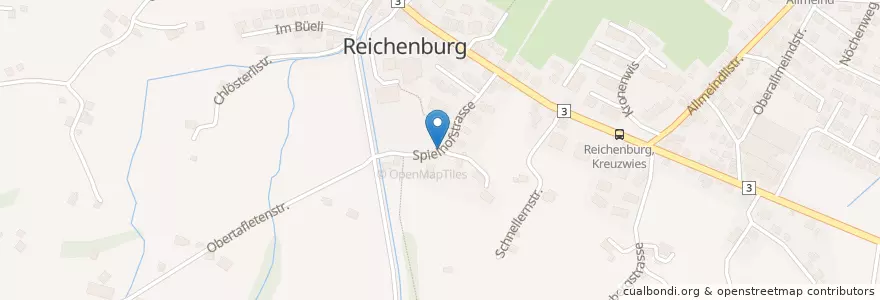 Mapa de ubicacion de Robidog en Schweiz/Suisse/Svizzera/Svizra, Schwyz, March, Reichenburg.
