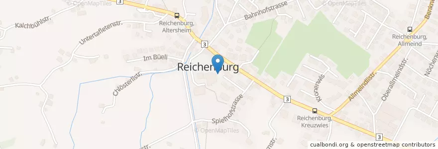 Mapa de ubicacion de Robidog en İsviçre, Schwyz, March, Reichenburg.