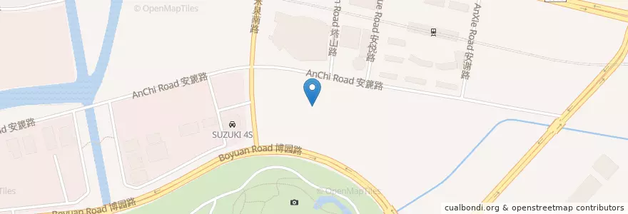 Mapa de ubicacion de Three Autumn Restaurant en China, Shanghai, Jiading District.