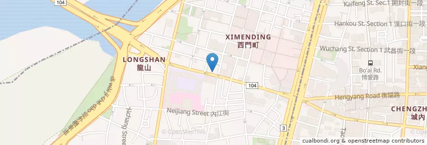 Mapa de ubicacion de 廖嬌米粉湯 en تايوان, تايبيه الجديدة, تايبيه, 萬華區.