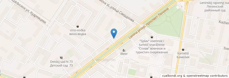 Mapa de ubicacion de Dosty Pizza en Rusland, Centraal Federaal District, Oblast Jaroslavl, Ярославский Район, Городской Округ Ярославль.