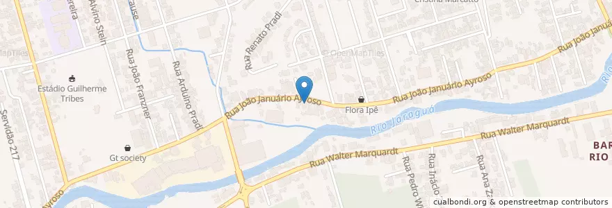 Mapa de ubicacion de Bicho Urbano Pet Shop e Clinica Veterinária en 巴西, 南部, 圣卡塔琳娜, Região Geográfica Intermediária De Joinville, Microrregião De Joinville, Jaraguá Do Sul.