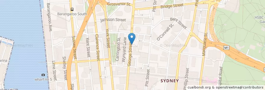 Mapa de ubicacion de TAB en أستراليا, نيوساوث ويلز, Council Of The City Of Sydney, Sydney.