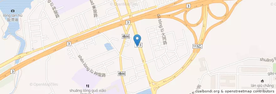 Mapa de ubicacion de 淳牛食堂 en Taiwan, Taoyuan, 龍潭區.
