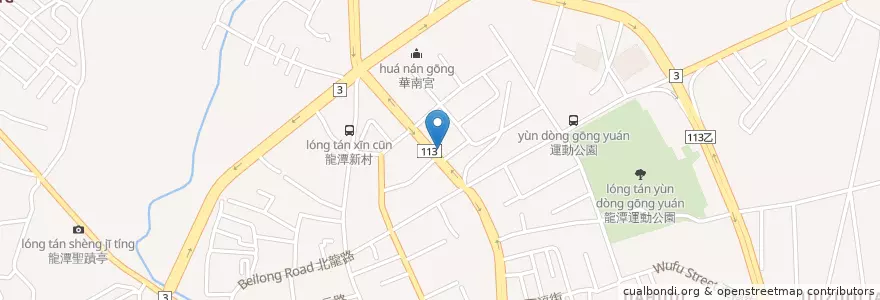 Mapa de ubicacion de 米吉米早餐 en Tayvan, 桃園市, 龍潭區.