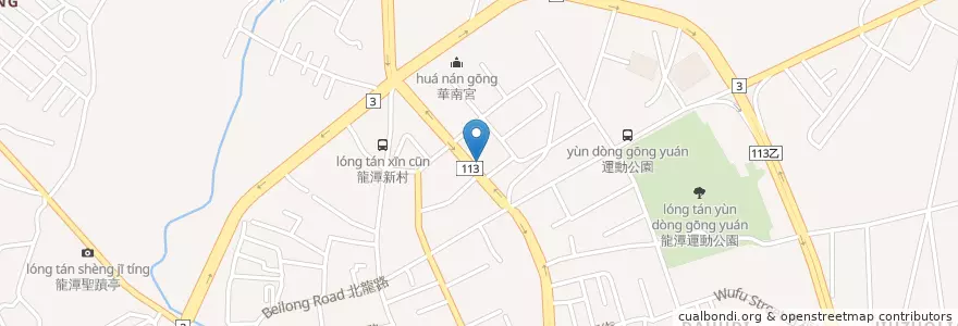 Mapa de ubicacion de 大鍋湯風味小館 en Taiwan, 桃園市, 龍潭區.