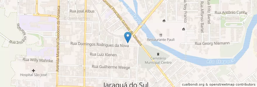 Mapa de ubicacion de DL Lavacar en Brésil, Région Sud, Santa Catarina, Região Geográfica Intermediária De Joinville, Microrregião De Joinville, Jaraguá Do Sul.