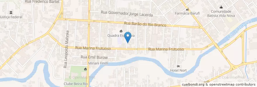Mapa de ubicacion de Musuca - Escola de Música en Brasil, Região Sul, Santa Catarina, Região Geográfica Intermediária De Joinville, Microrregião De Joinville, Jaraguá Do Sul.