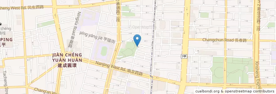 Mapa de ubicacion de 采。時代 義式冰淇淋 en Taïwan, Nouveau Taipei, Taipei, 大同區.