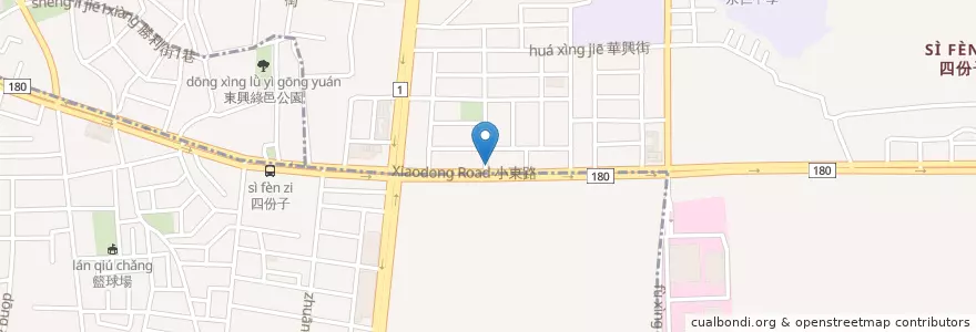 Mapa de ubicacion de Izzy Cafe en 臺灣, 臺南市, 永康區.