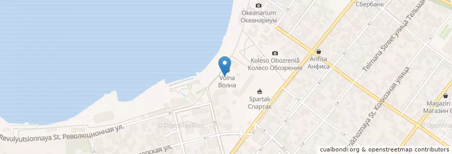Mapa de ubicacion de Мельница en Rússia, Distrito Federal Do Sul, Krai De Krasnodar, Городской Округ Геленджик.