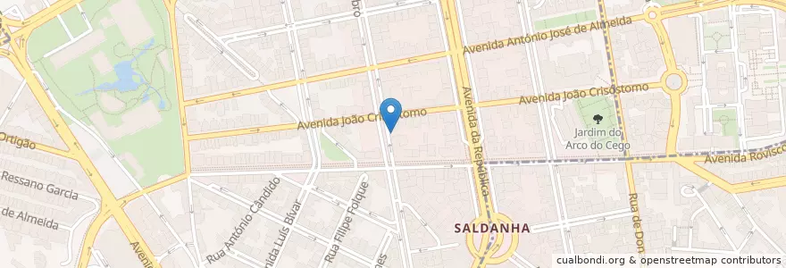 Mapa de ubicacion de Nimas en 포르투갈, Área Metropolitana De Lisboa, Lisboa, Grande Lisboa, 리스본, Avenidas Novas.