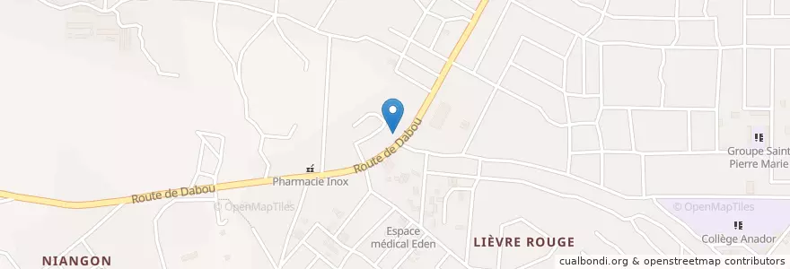 Mapa de ubicacion de Pharmacie du jubilé et en 科特迪瓦, 阿比让, Yopougon.