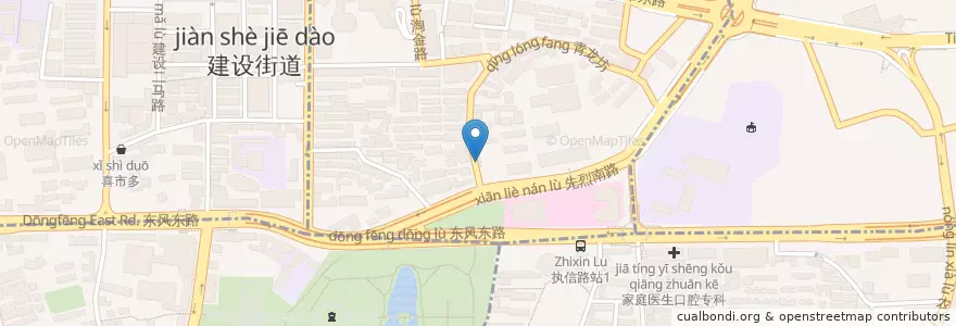 Mapa de ubicacion de 喜胜客快餐 en China, Guangdong, 广州市, 越秀区.
