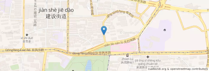 Mapa de ubicacion de 知味源 en چین, گوانگ‌دونگ, 广州市, 越秀区.