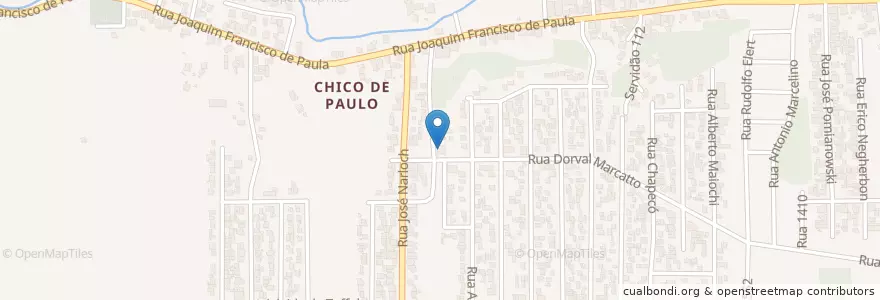 Mapa de ubicacion de Igreja Deus E Amor en 브라질, 남부지방, 산타카타리나, Região Geográfica Intermediária De Joinville, Microrregião De Joinville, Jaraguá Do Sul.