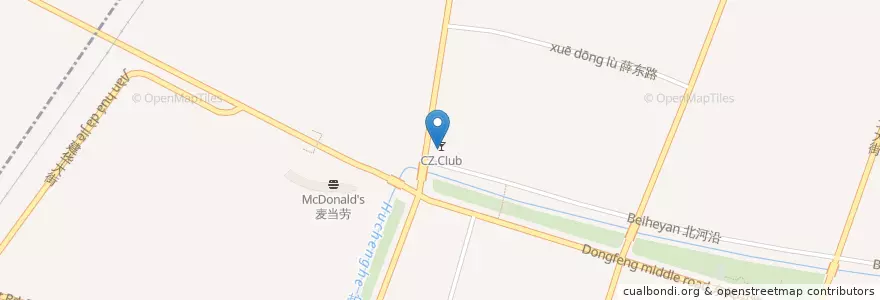 Mapa de ubicacion de 尚泰麻辣香锅 en China, Hebei, 保定市, 莲池区, 和平里街道.