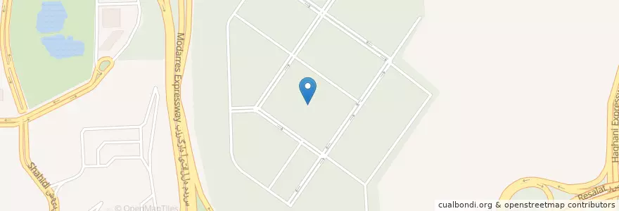 Mapa de ubicacion de پارکینگ شماره ۱ en Iran, Téhéran, شهرستان تهران, Téhéran, بخش مرکزی شهرستان تهران.