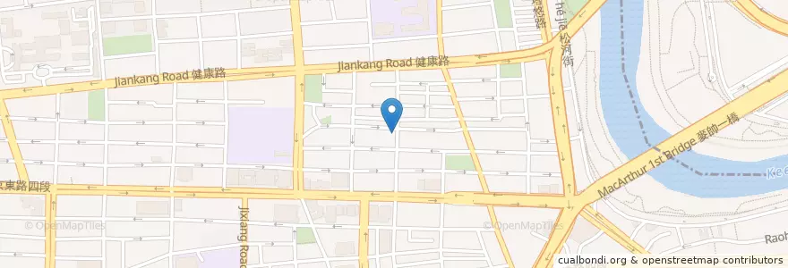 Mapa de ubicacion de 小林牙醫診所 en تایوان, 新北市, تایپه, 松山區.