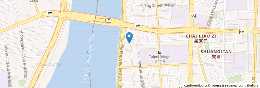 Mapa de ubicacion de 孵咖啡 en 타이완, 신베이 시, 타이베이시.