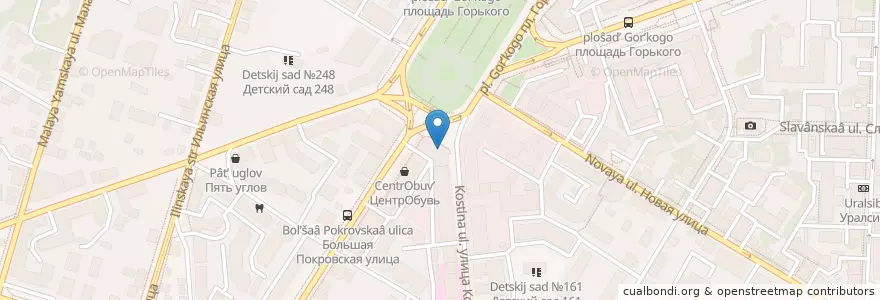 Mapa de ubicacion de One price coffee en ロシア, 沿ヴォルガ連邦管区, ニジニ・ノヴゴロド州, ニジニ・ノヴゴロド管区.