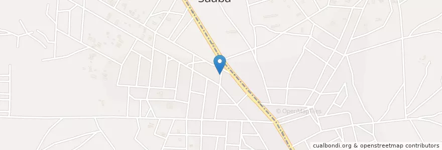 Mapa de ubicacion de Le Forgeron en Буркина-Фасо, Центральная Область, Кадиого, Saaba.