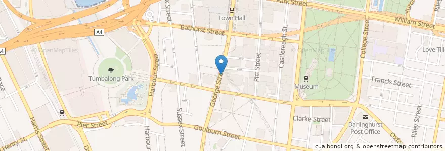 Mapa de ubicacion de Chemist Warehouse en 오스트레일리아, New South Wales, Council Of The City Of Sydney, 시드니.