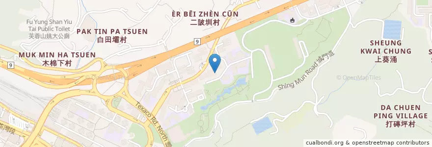 Mapa de ubicacion de 荃灣聖多明尼幼稚園 Tsuen Wan St Dominic Savio Kindergarten en 中国, 広東省, 香港, 新界, 荃灣區 Tsuen Wan District.
