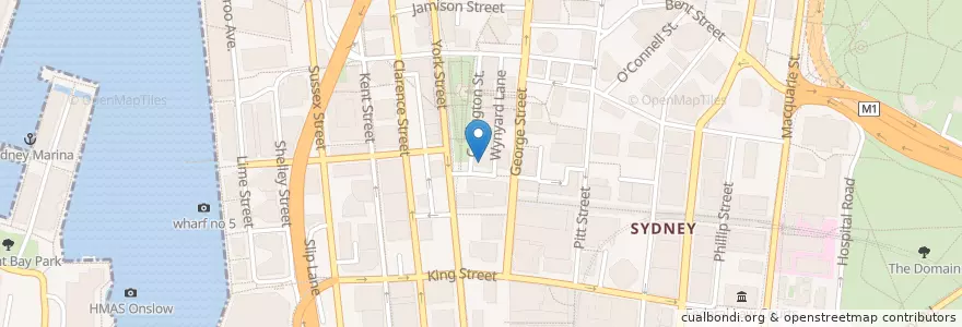 Mapa de ubicacion de Bopp & Tone en Австралия, Новый Южный Уэльс, Council Of The City Of Sydney, Sydney.