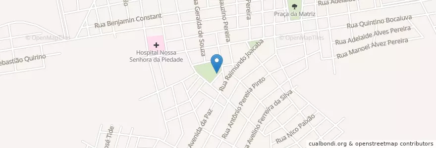 Mapa de ubicacion de Igreja do Rosário en Brésil, Région Sud-Est, Minas Gerais, Região Geográfica Intermediária De Varginha, Microrregião Varginha, Elói Mendes.