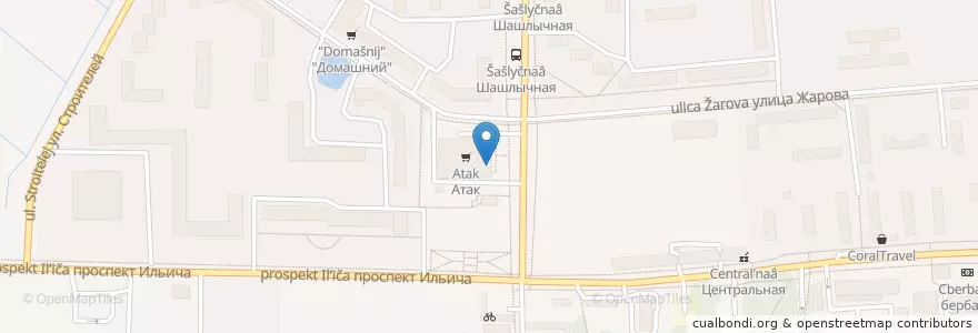 Mapa de ubicacion de Горздрав en 러시아, Центральный Федеральный Округ, Московская Область, Городской Округ Шатура.
