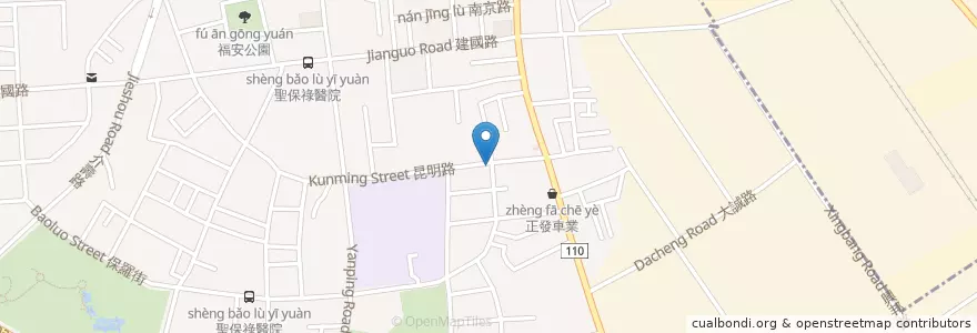 Mapa de ubicacion de 桃園信用合作社大林分社 en 臺灣, 桃園市, 桃園區.