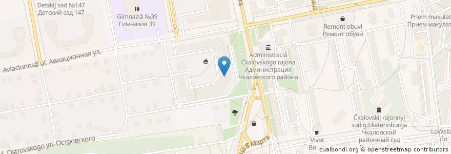 Mapa de ubicacion de VIKING en Rússia, Уральский Федеральный Округ, Свердловская Область, Городской Округ Екатеринбург.