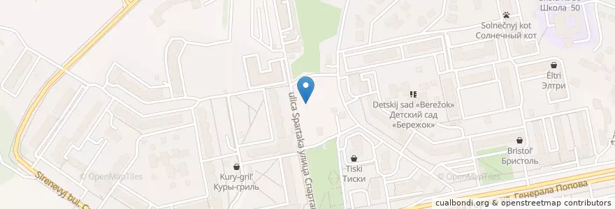 Mapa de ubicacion de Пепперс Пицца en Russia, Distretto Federale Centrale, Калужская Область, Городской Округ Калуга.