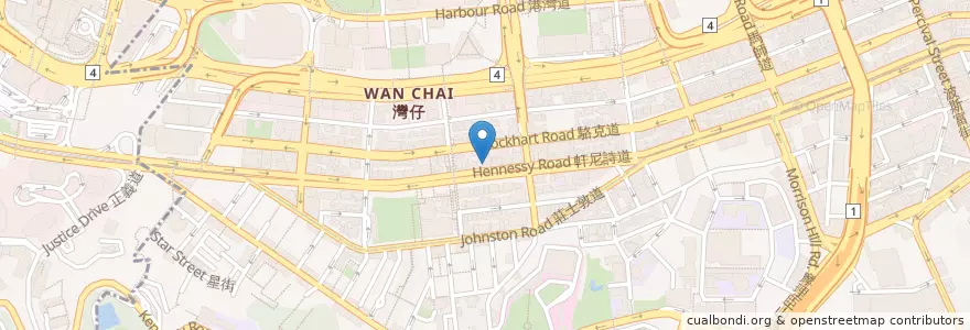 Mapa de ubicacion de Sincere Pharmacy en China, Guangdong, Hong Kong, Hong Kong Island, New Territories, Wan Chai District.