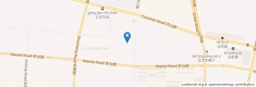 Mapa de ubicacion de 仙霞路第二幼儿园 en Cina, Shanghai, Distretto Di Changning.