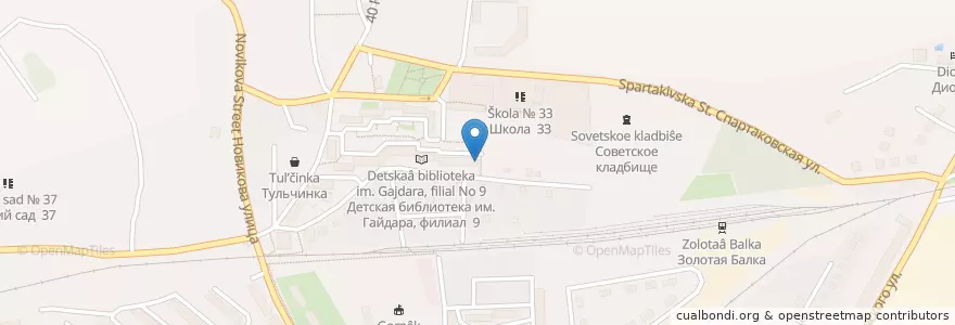 Mapa de ubicacion de Миграционный отдел en Rússia, Distrito Federal Do Sul, Sebastopol, Севастополь, Балаклавский Район, Балаклавский Округ.