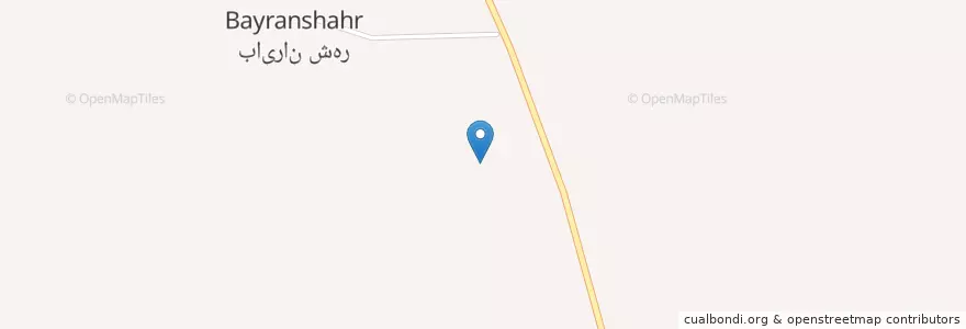 Mapa de ubicacion de چغولبندی en ایران, استان لرستان‎, شهرستان خرم آباد, چغولبندی, بخش بیرانوند, بیرانوندجنوبی.